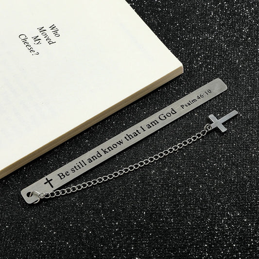God Stainless Steel Bookmark – Novelty Gift for Book Lovers & Bookworms