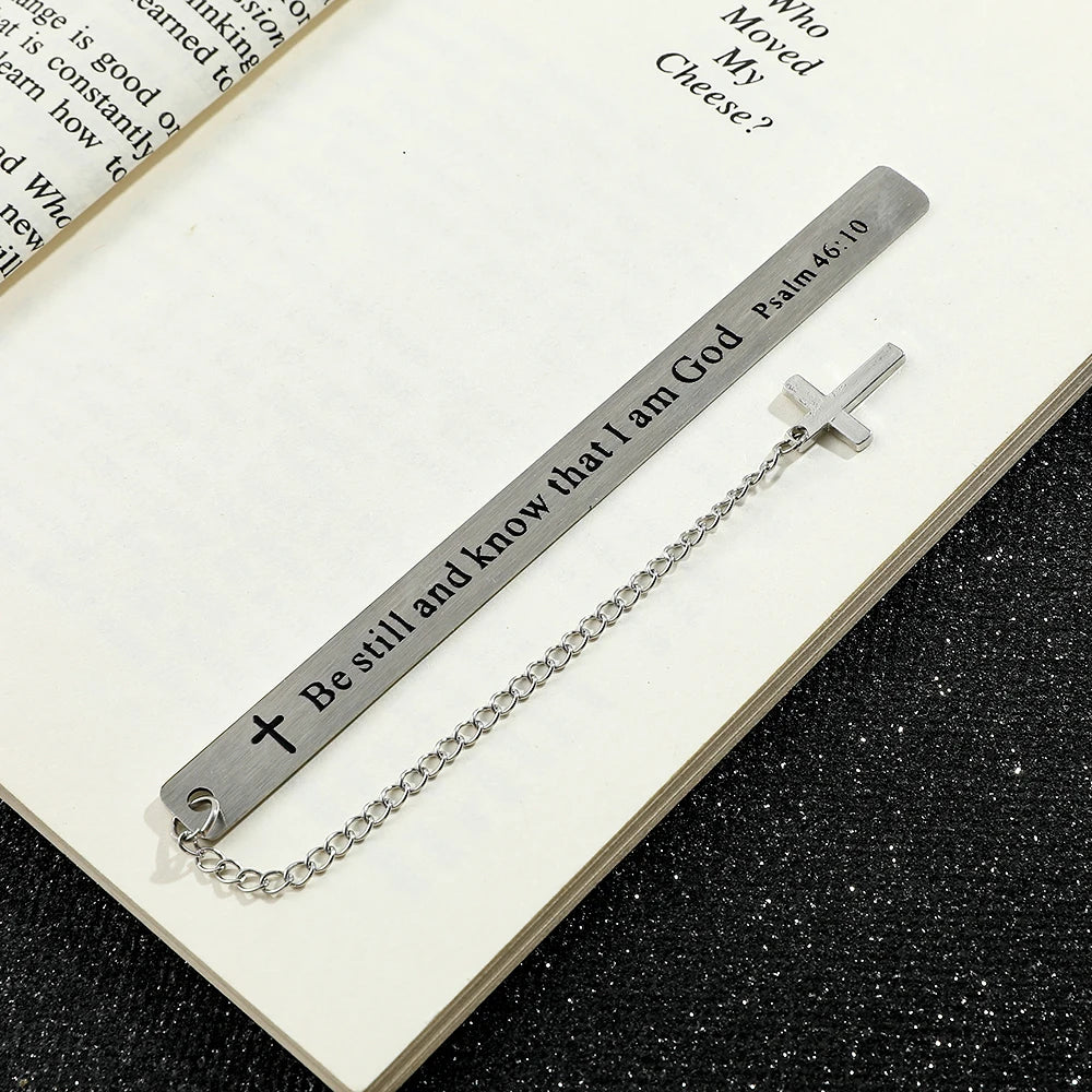 God Stainless Steel Bookmark – Novelty Gift for Book Lovers & Bookworms