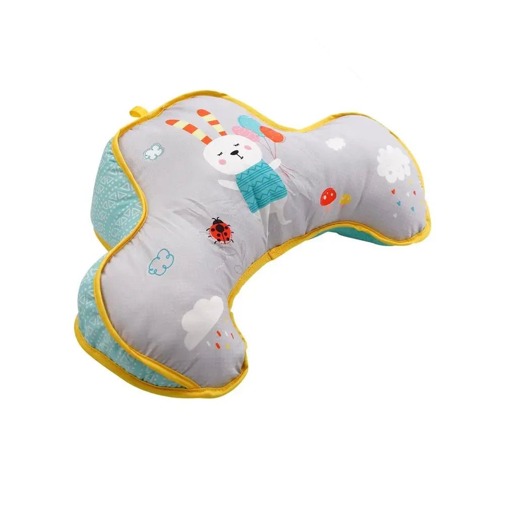 Baby Tummy Time Pillow — Double-Sided High Contrast Sensory Toy | Head-Up Training for Newborns - Babytopia32