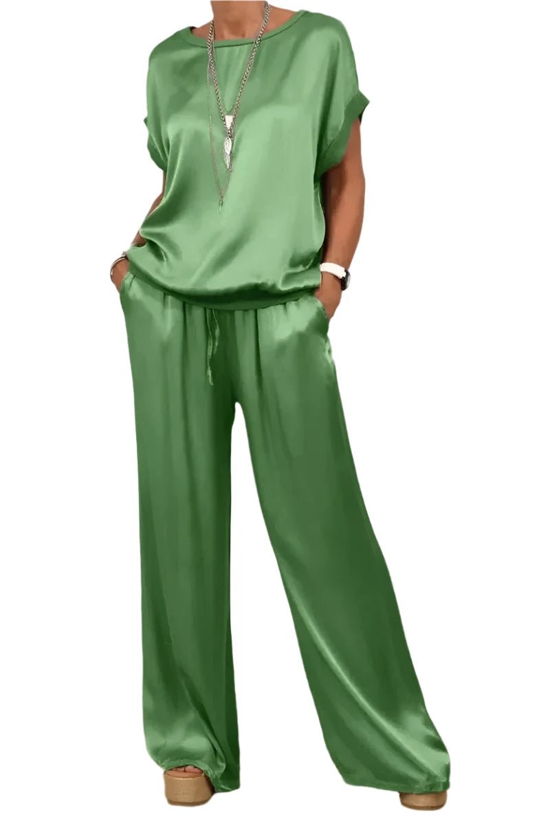 Casual Satin Outfit - Babytopia32
