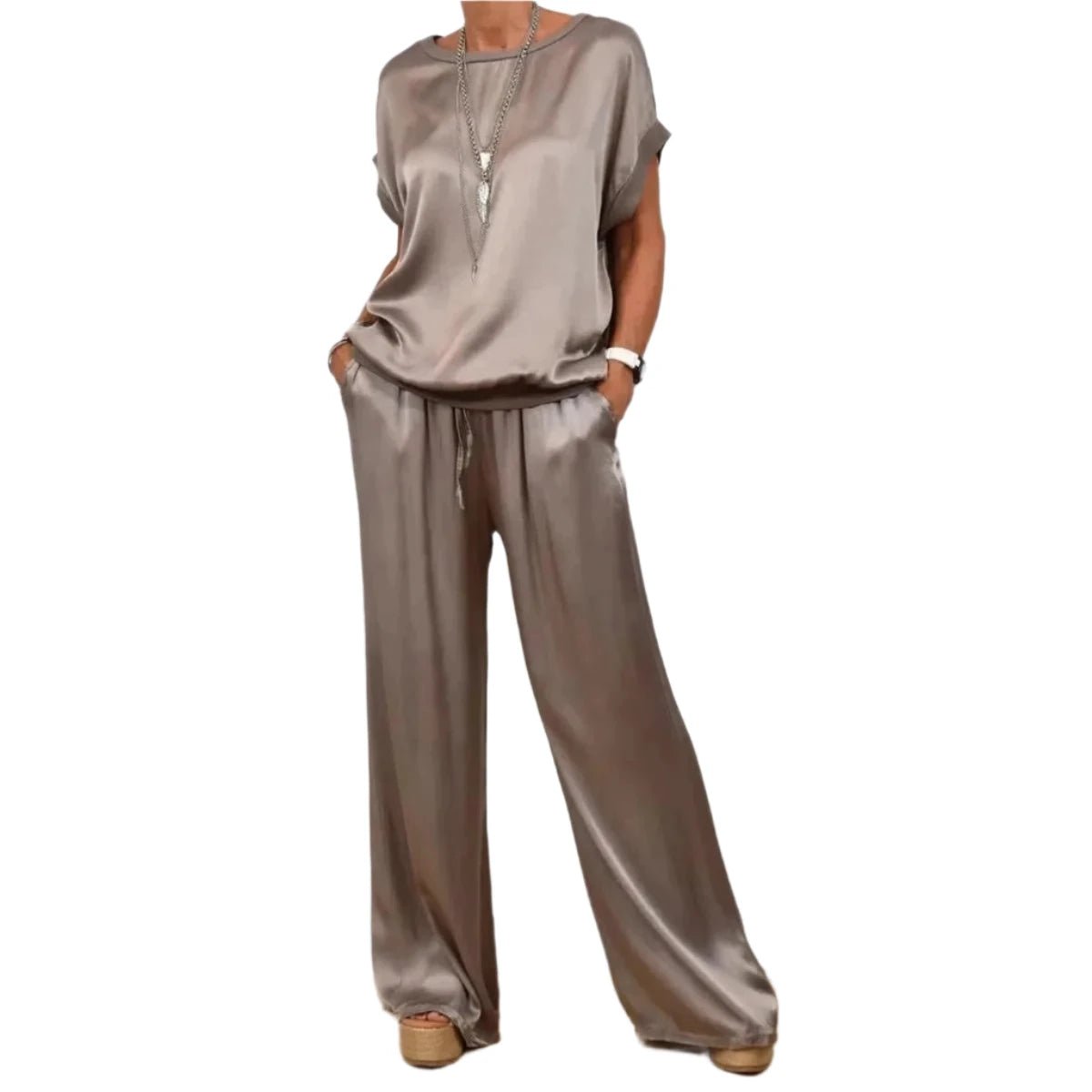 Casual Satin Outfit - Babytopia32