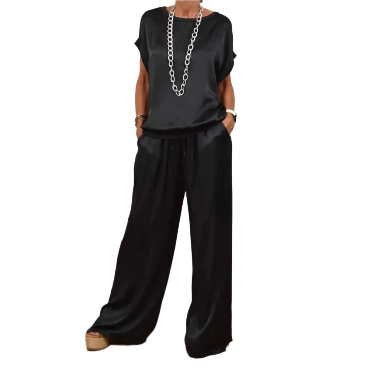 Casual Satin Outfit - Babytopia32