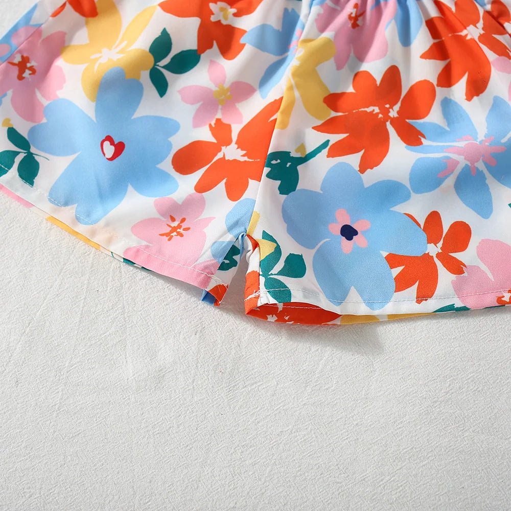 Colorful Floral Dress - Babytopia32