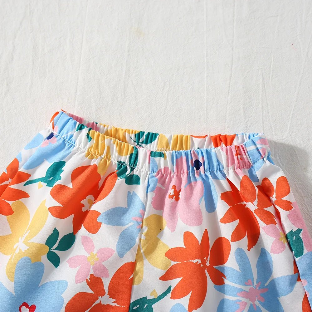 Colorful Floral Dress - Babytopia32