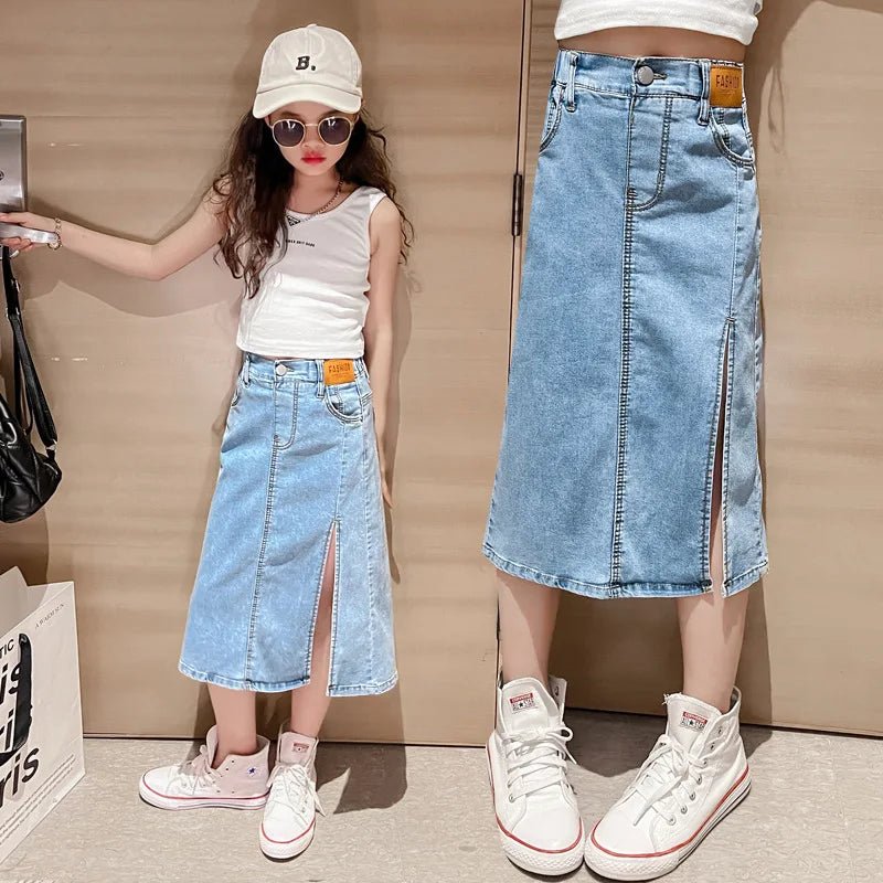 Girls Denim Skirt - Babytopia32