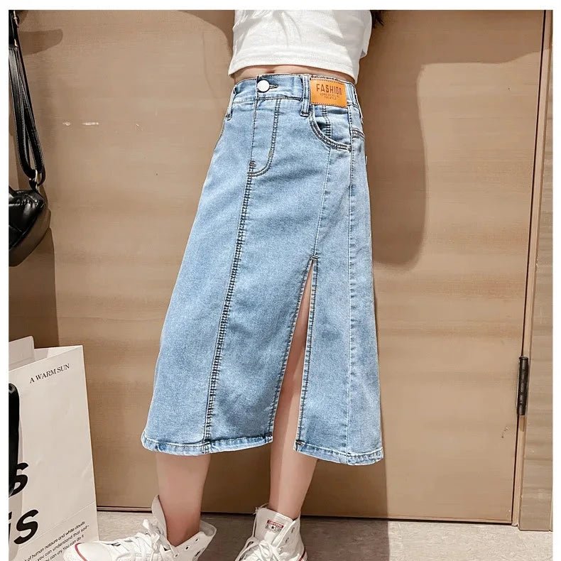 Girls Denim Skirt - Babytopia32