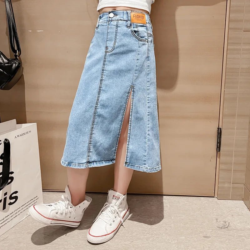 Girls Denim Skirt - Babytopia32