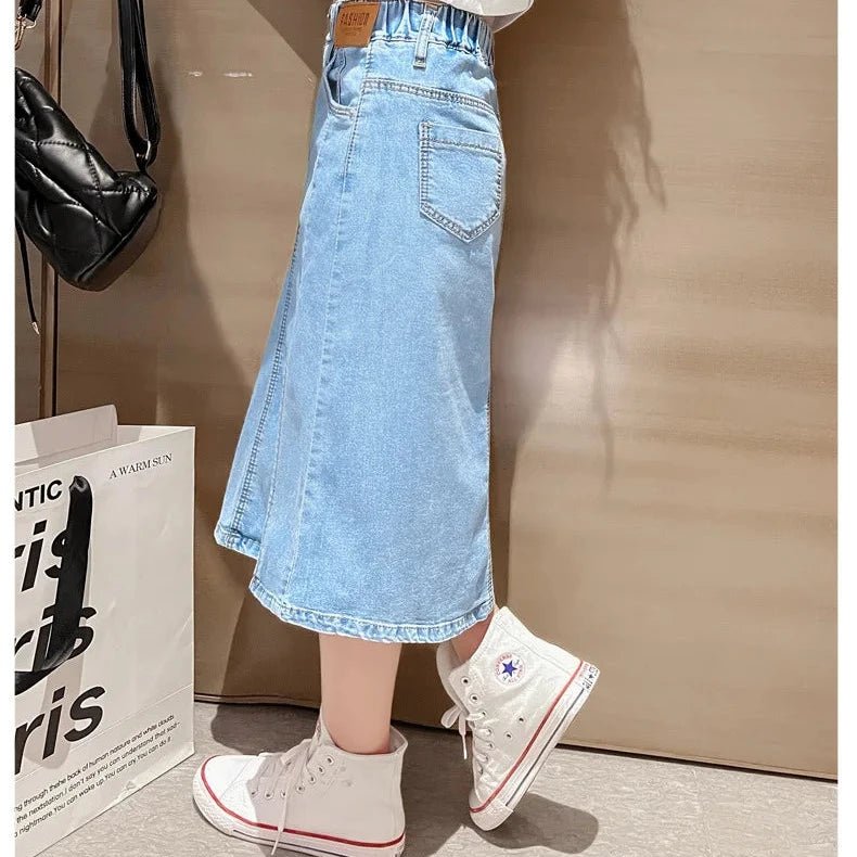 Girls Denim Skirt - Babytopia32