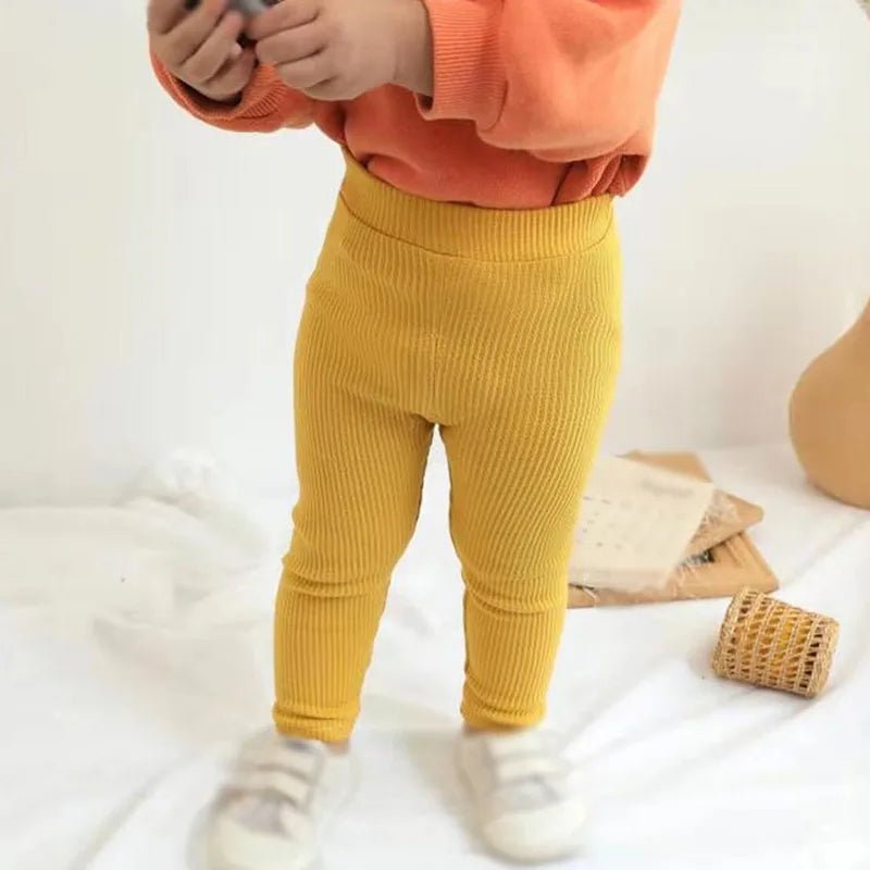 Girls Ribbed Leggings - Babytopia32