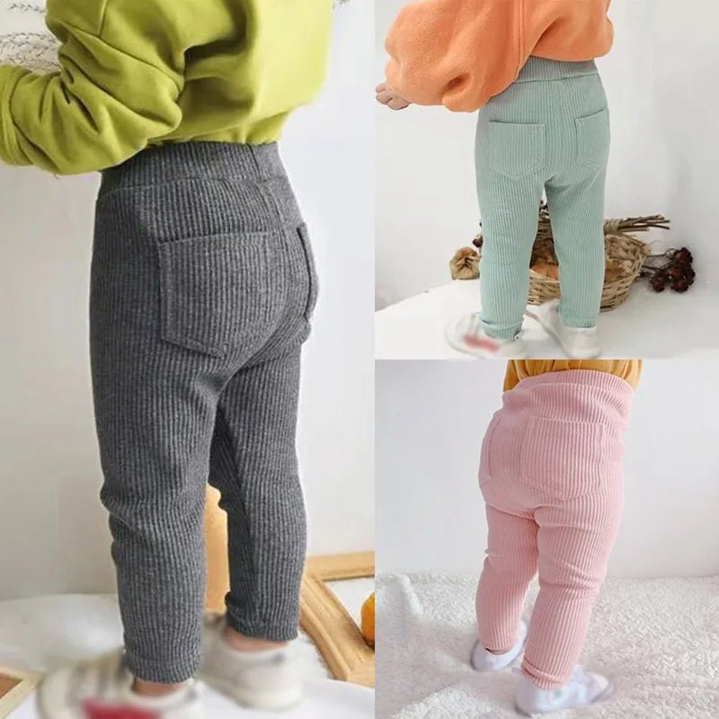 Girls Ribbed Leggings - Babytopia32