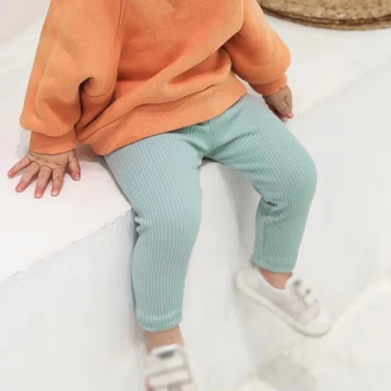 Girls Ribbed Leggings - Babytopia32