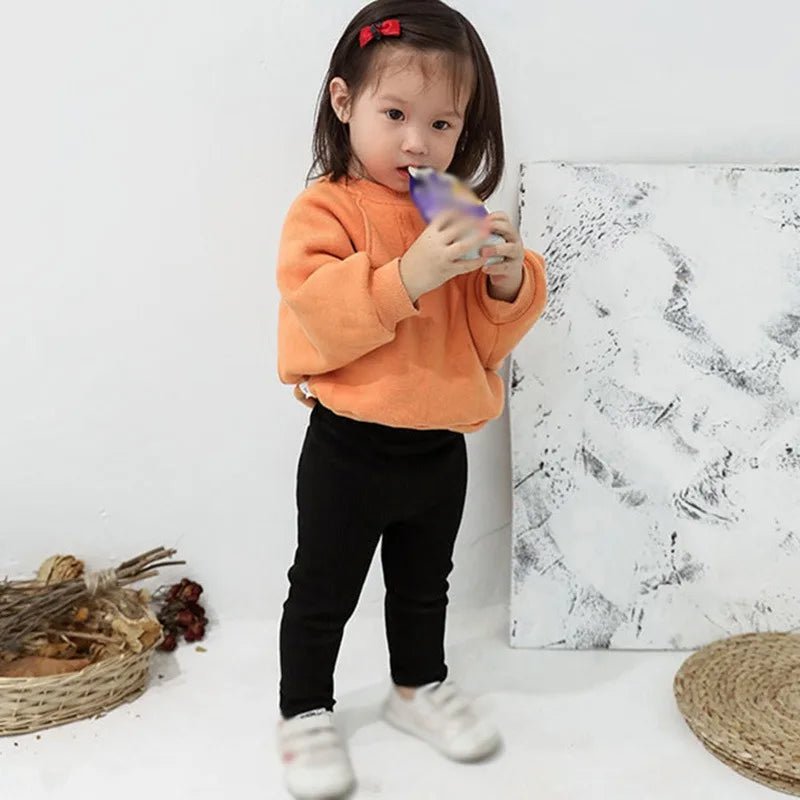Girls Ribbed Leggings - Babytopia32