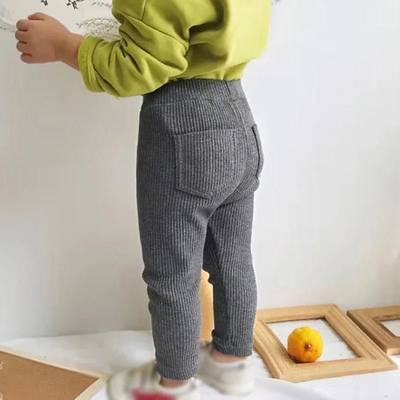Girls Ribbed Leggings - Babytopia32