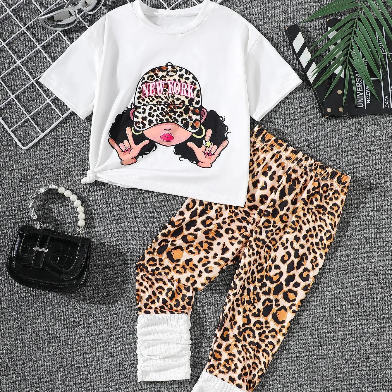 Leopard Print 2PC - Babytopia32
