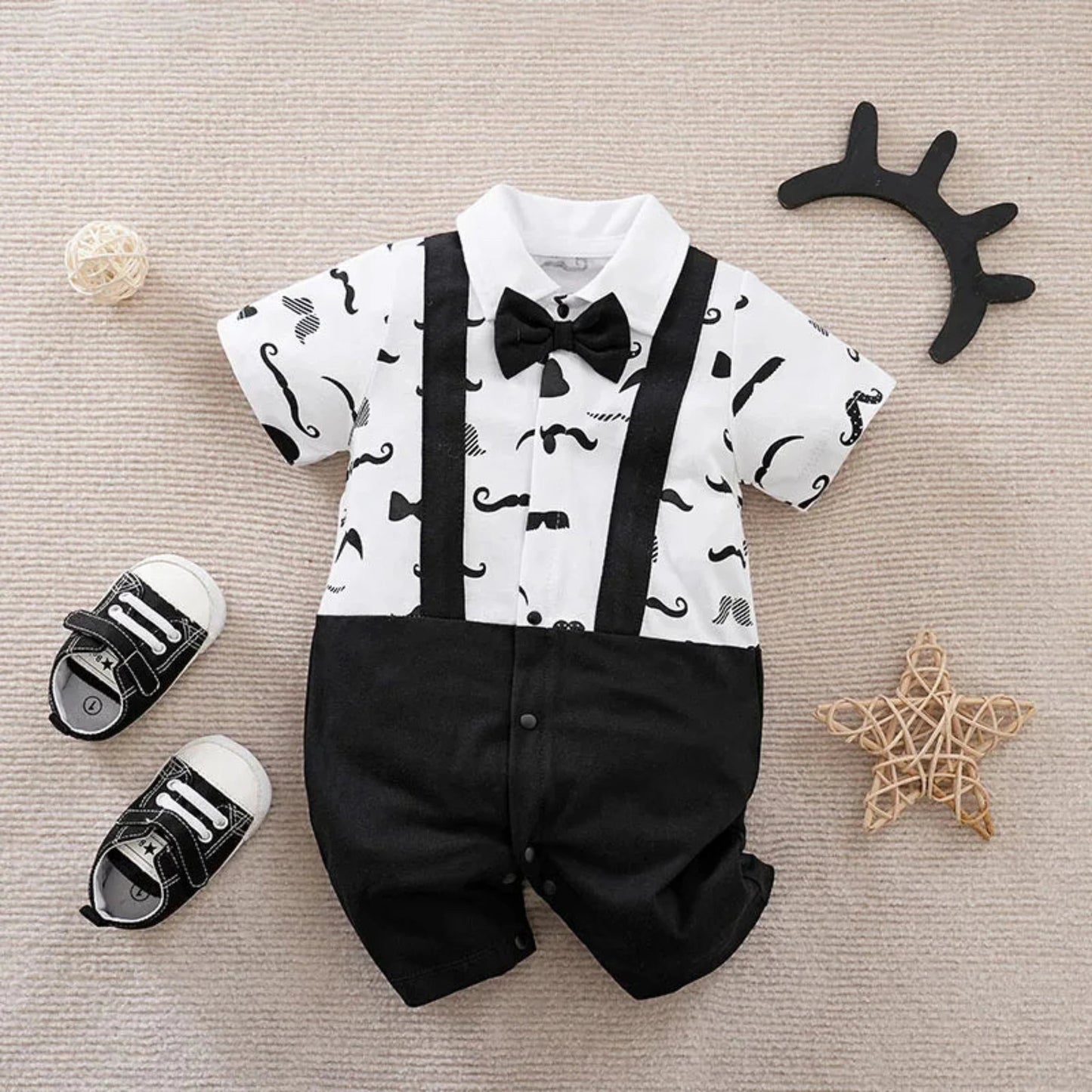 Newborn Gentleman Romper - Babytopia32