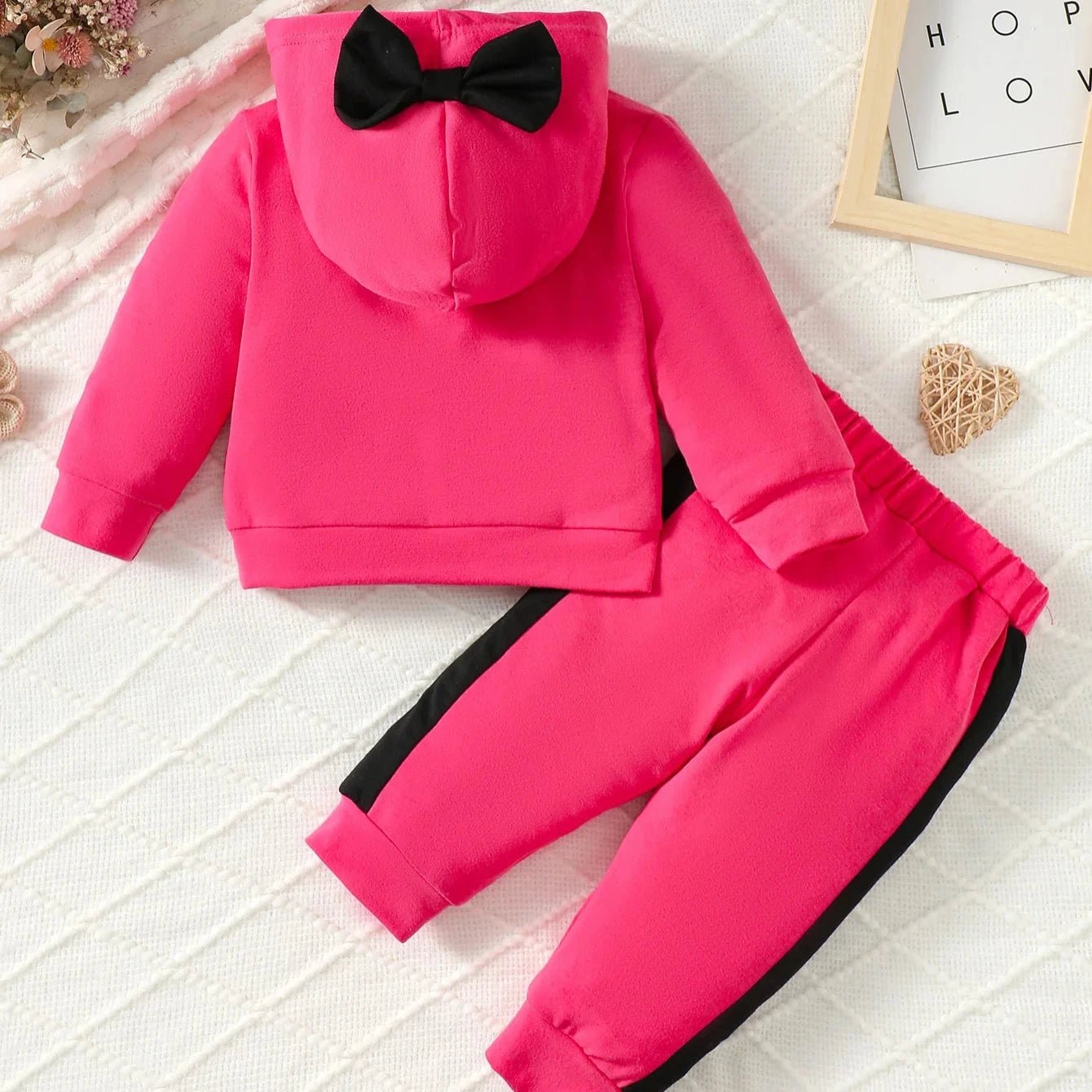 Pink Hoodie Set - Babytopia32