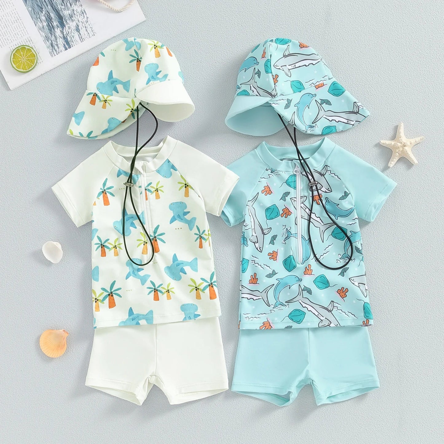 Shark Print Swimwear - Babytopia32