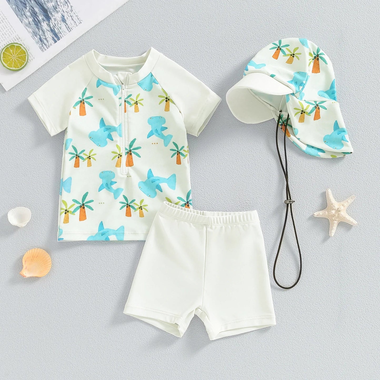 Shark Print Swimwear - Babytopia32