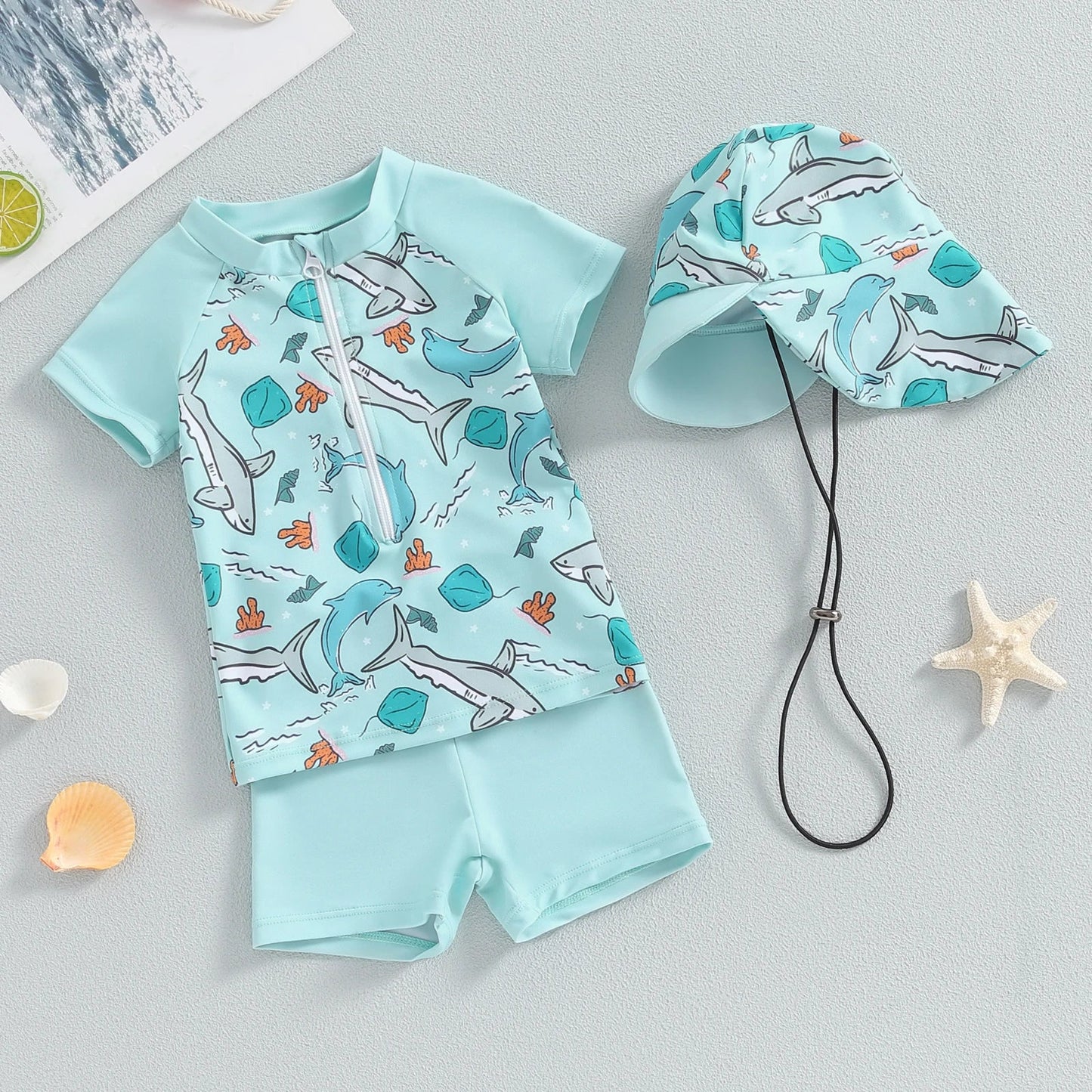 Shark Print Swimwear - Babytopia32