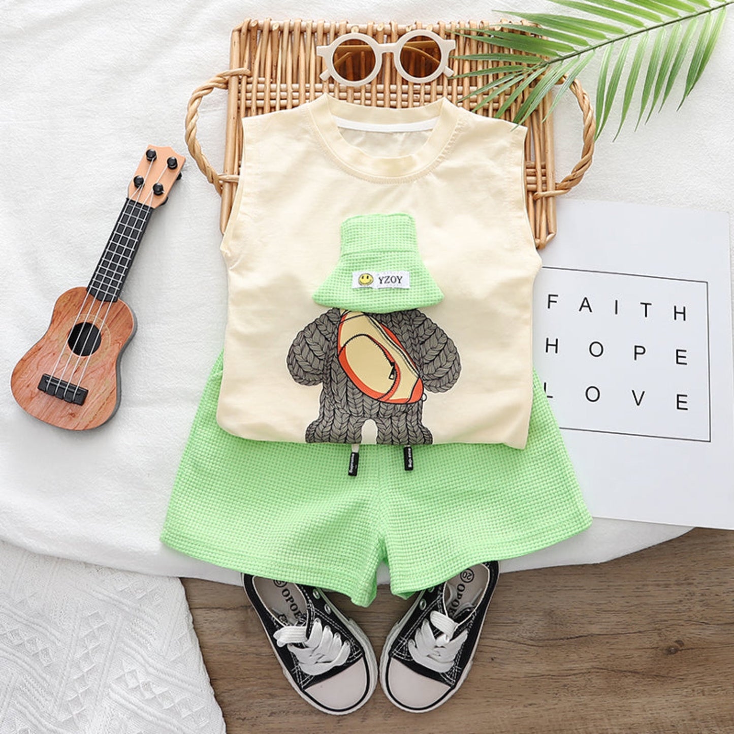 Sleeveless Shorts Set - Babytopia32