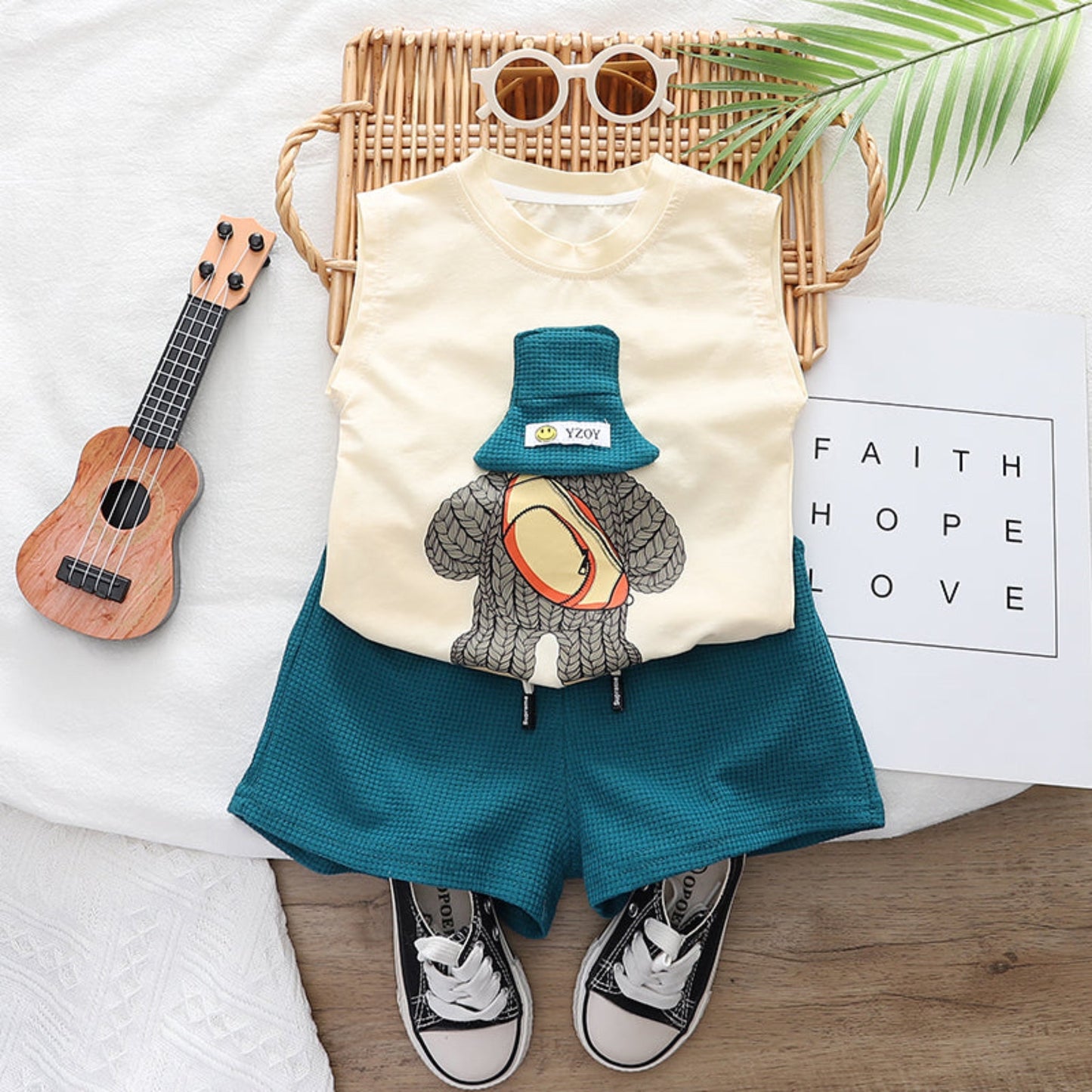 Sleeveless Shorts Set - Babytopia32