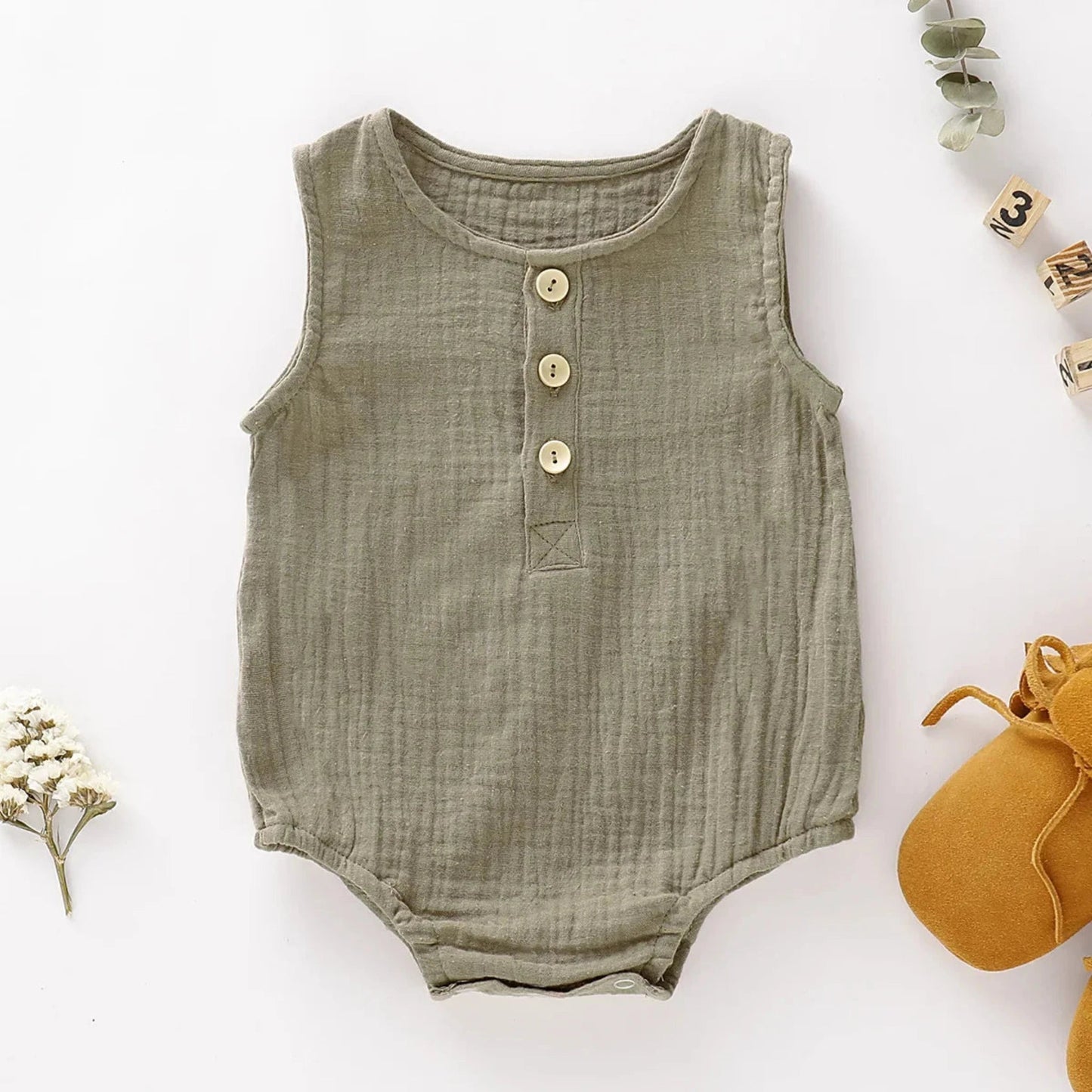 Summer Sleeveless Romper - Babytopia32
