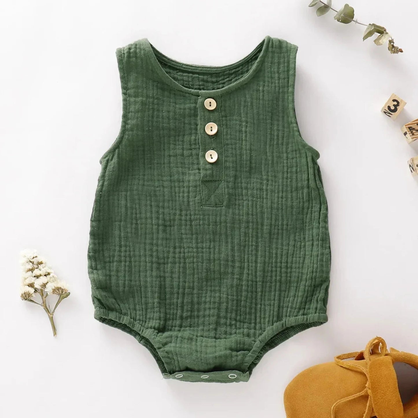 Summer Sleeveless Romper - Babytopia32