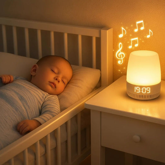 White Noise Machine with Night Light — 19 Soothing Sounds, Portable Sleep Aid for Home & Travel - Babytopia32