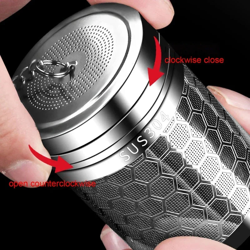 Stainless Steel Tea Infuser with Fine Mesh & Chain Hook