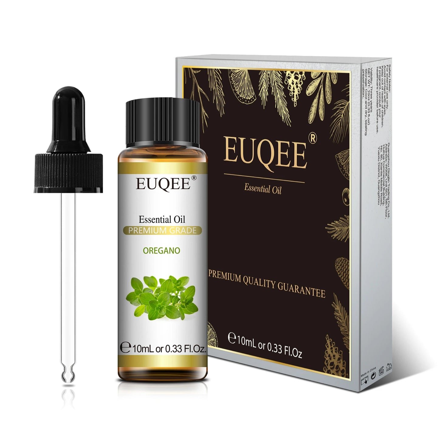 EUQEE Pure Natural Essential Oil | 10ml Single Scent | Aromatherapy Grade