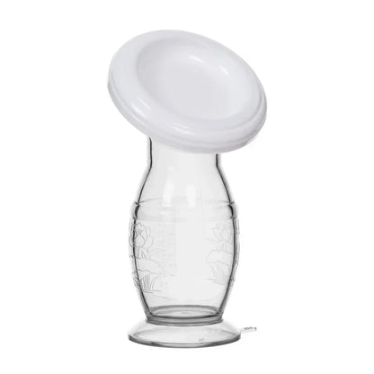 Silicone Manual Breast Pump — BPA Free Milk Collector for Breastfeeding Moms