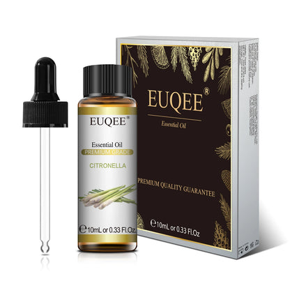 EUQEE Pure Natural Essential Oil | 10ml Single Scent | Aromatherapy Grade