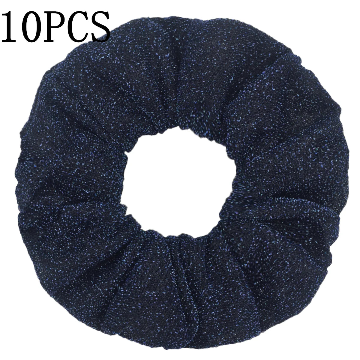 Sparkly Sequin Scrunchies for Women & Girls – 10-Pack Hair Ties