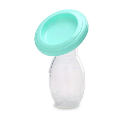 Silicone Manual Breast Pump — BPA Free Milk Collector for Breastfeeding Moms