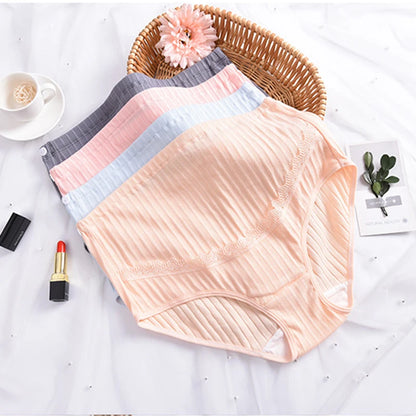 High Waist Maternity Panties | Soft Cotton Seamless Adjustable Belly Underwear for Pregnant Women | Plus Size