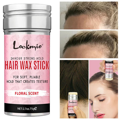 Lockmio Hair Wax Stick for Women – Anti-Frizz Pomade for Flyaways, Edges & Wig Styling