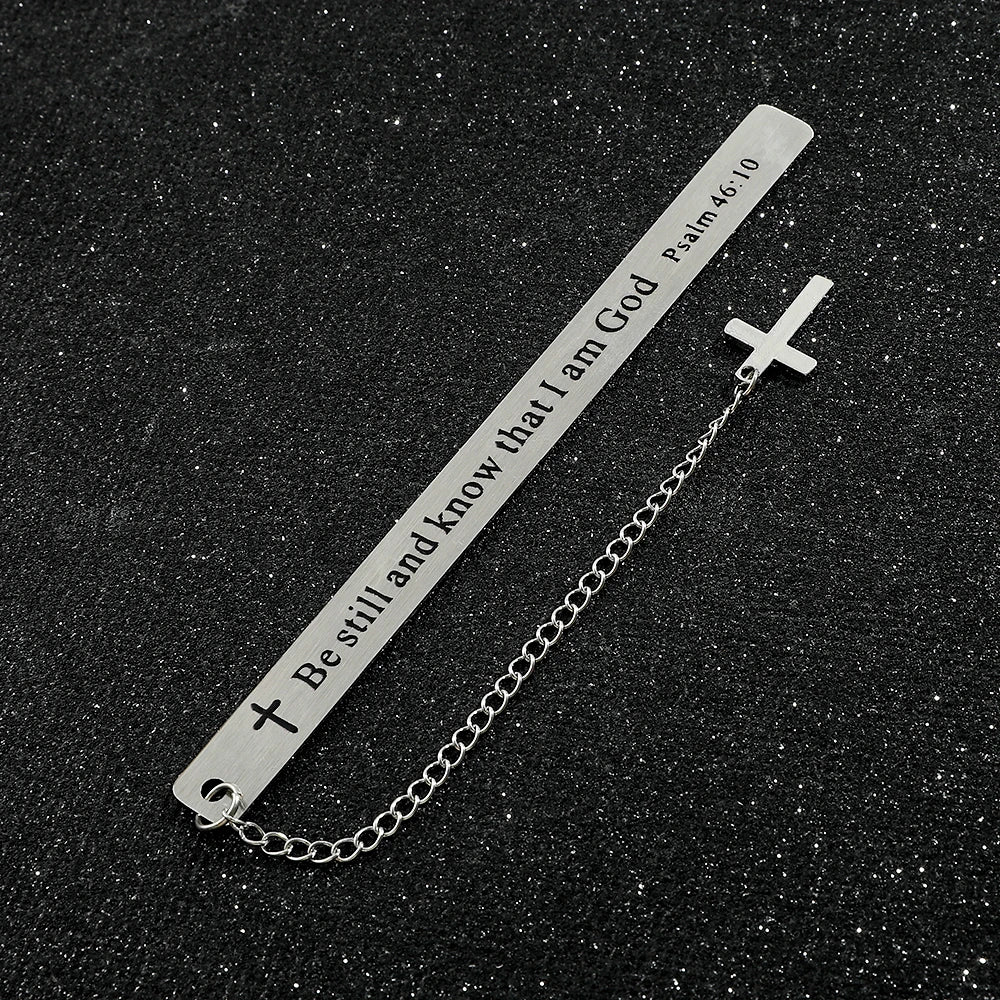 God Stainless Steel Bookmark – Novelty Gift for Book Lovers & Bookworms