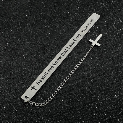 God Stainless Steel Bookmark – Novelty Gift for Book Lovers & Bookworms