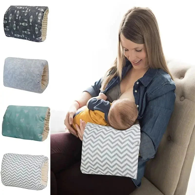 Cozy Cradle Breastfeeding Arm Pillow – Soft Cotton Baby Nursing Support Cushion | Babytopia32