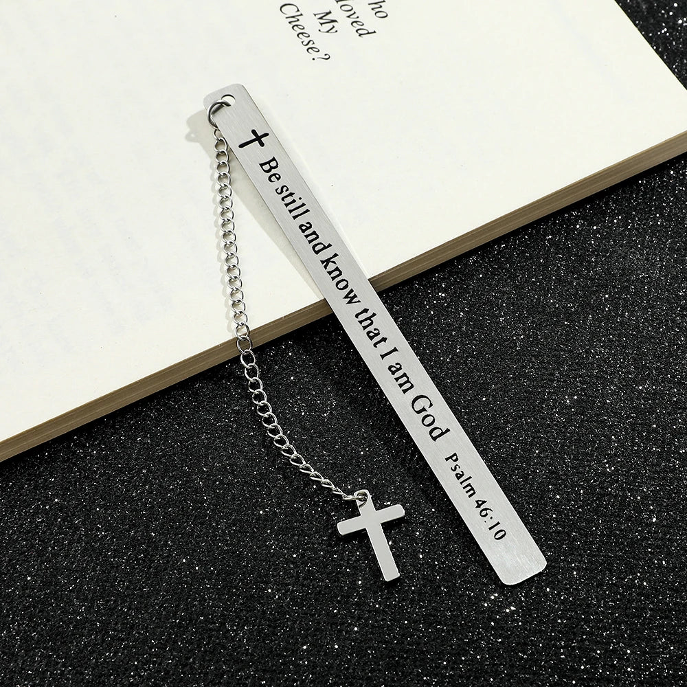 God Stainless Steel Bookmark – Novelty Gift for Book Lovers & Bookworms
