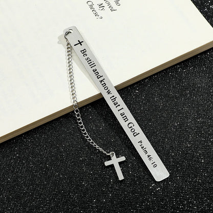 God Stainless Steel Bookmark – Novelty Gift for Book Lovers & Bookworms