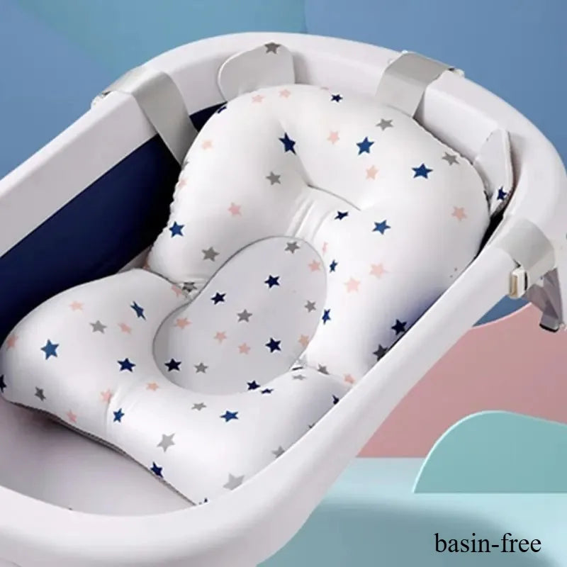 Foldable Baby Bath Support Seat Mat & Shower Cushion