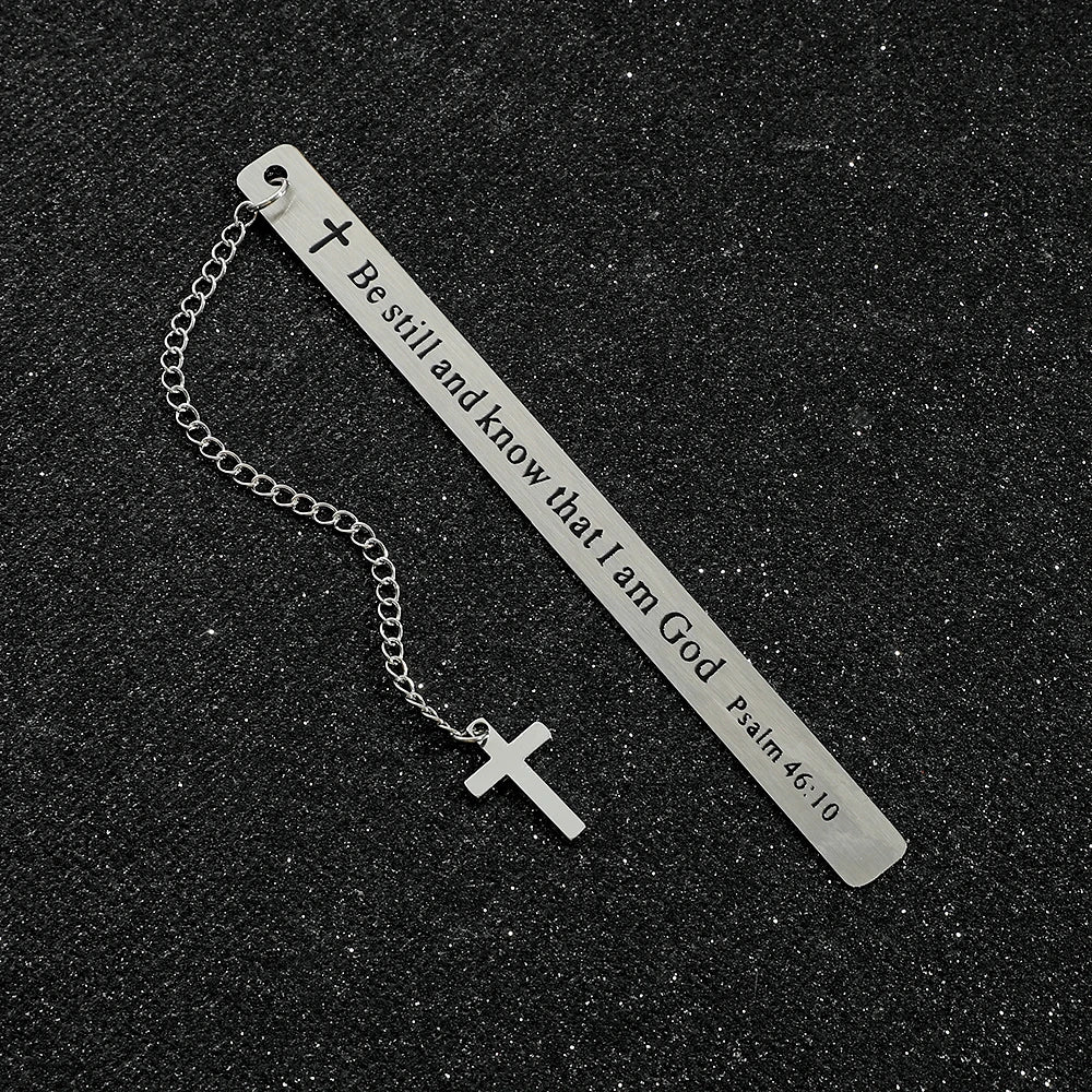 God Stainless Steel Bookmark – Novelty Gift for Book Lovers & Bookworms