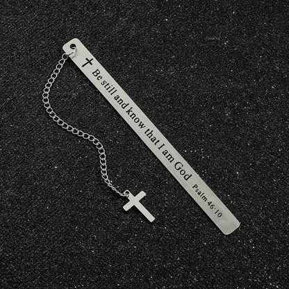 God Stainless Steel Bookmark – Novelty Gift for Book Lovers & Bookworms