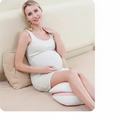 Pregnancy Pillow with Free Auxiliary Pillow – Cotton Waist & Body Support for Pregnant Women