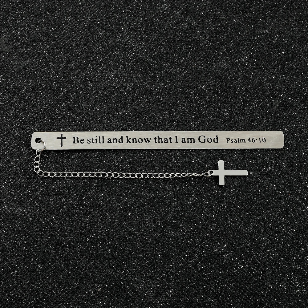 God Stainless Steel Bookmark – Novelty Gift for Book Lovers & Bookworms