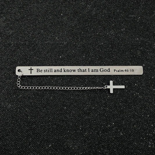 God Stainless Steel Bookmark – Novelty Gift for Book Lovers & Bookworms