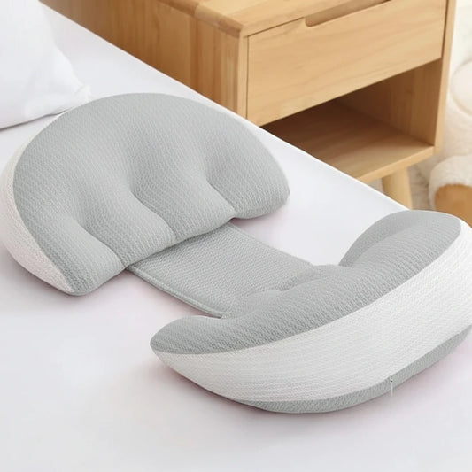 Pregnancy Pillow with Free Auxiliary Pillow – Cotton Waist & Body Support for Pregnant Women