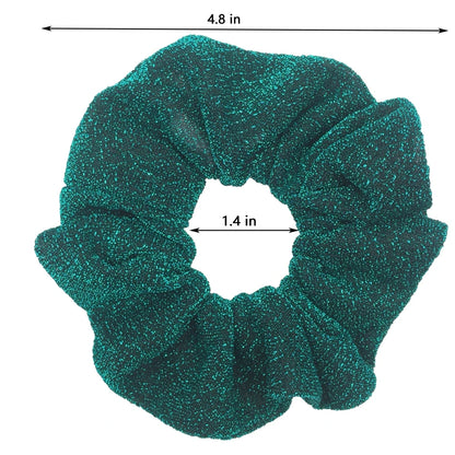 Sparkly Sequin Scrunchies for Women & Girls – 10-Pack Hair Ties