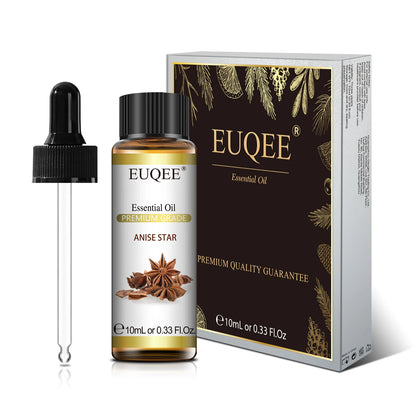 EUQEE Pure Natural Essential Oil | 10ml Single Scent | Aromatherapy Grade